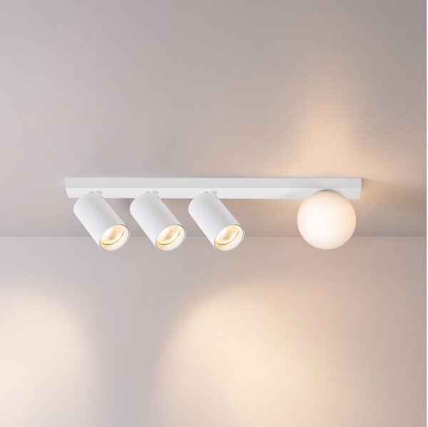 Brilagi - Точково осветително тяло SELE BALL 3xGU10/30W/230V + 1xG9/10W бяло