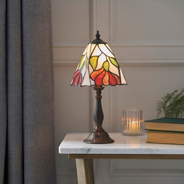 Endon 63963 - Настолна лампа Tiffany BOTANICA 1xE14/40W/230V Ø 16 см
