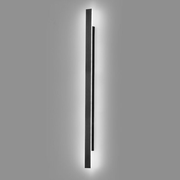 LED Външно стенно осветително тяло WOW LED/20W/230V 3000/4000/6000K 120cm IP54 черно