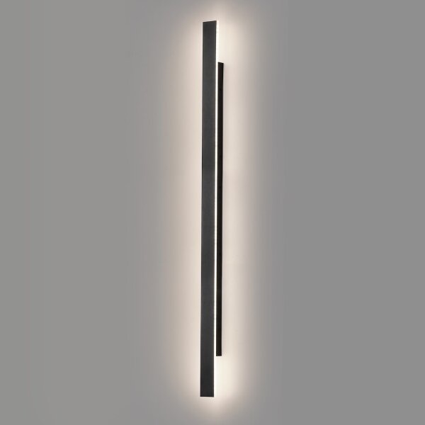 LED Външно стенно осветително тяло WOW LED/20W/230V 3000/4000/6000K 120cm IP54 черно