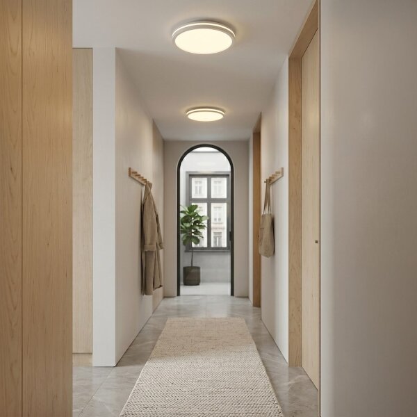 LED таванно осветително тяло HUGO LED/12/18/24W/230V 3000/4000/6500K диаметър 30 см IP54 бял