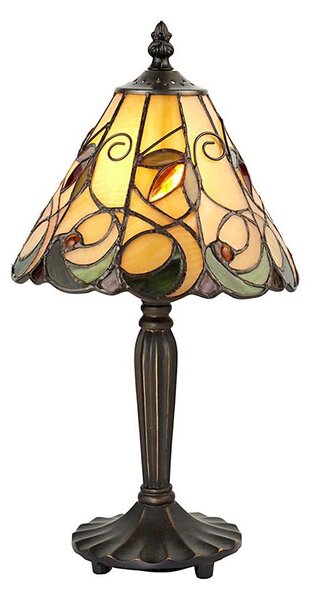 Endon 64196 - Настолна лампа Tiffany JAMELIA 1xE14/40W/230V Ø 20 см