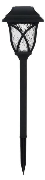 LED соларна лампа LAWN LED/1,2V 100 mAh 3000K 44 cm IP44 черна