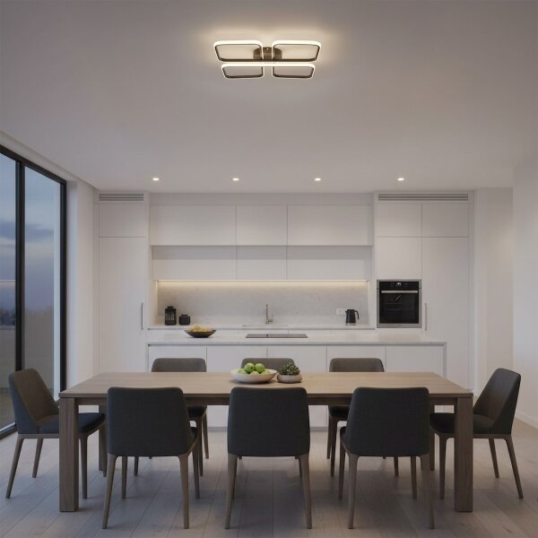 LED таванно осветително тяло HIDALGO LED/40W/230V черно