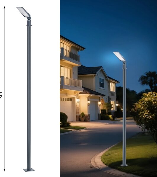 Brilagi - LED външна лампа със стълб и 3 m кабел URBANLIGHT LED/50W/230V антрацит IP65