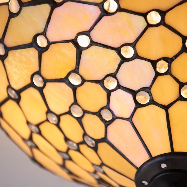 Endon 70242 - Плафон Tiffany PEARL 2xE27/60W/230V пр. 37 см