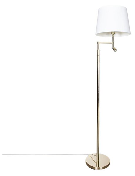 ByRydens 1988780-6509-LED стояща лампа ORLANDO 1xE27/5W/230V + LED/3W бяла/златн