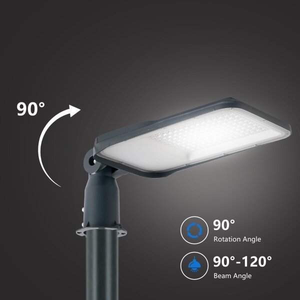 Brilagi-LED Външна лампа със стълб и кабел 4 m URBANLIGHT LED/100W/230V антрацит IP65