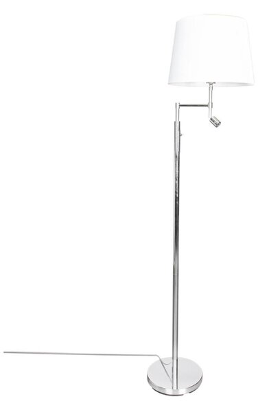 ByRydens 1988780-5000 LED стояща лампа ORLANDO 1xE27/5W/230V+LED/3W бяла/хром