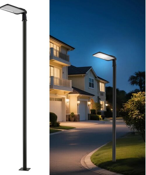 Brilagi-LED Външна лампа със стълб и kl. 3 m URBANLIGHT LED/200W/230V черна IP65