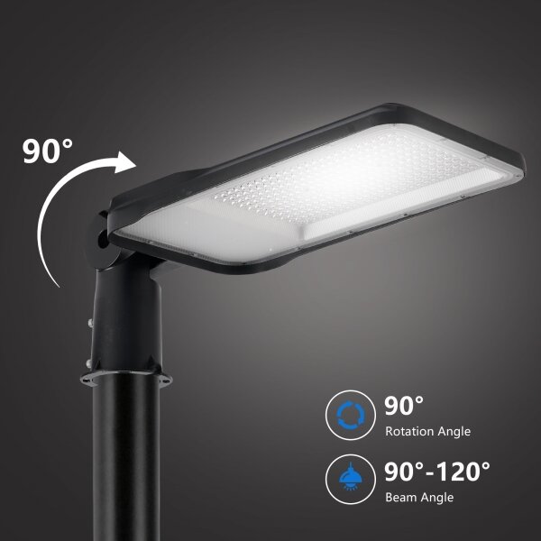 Brilagi-LED Външна лампа със стълб и 4 m кабел URBANLIGHT LED/200W/230V черна IP65