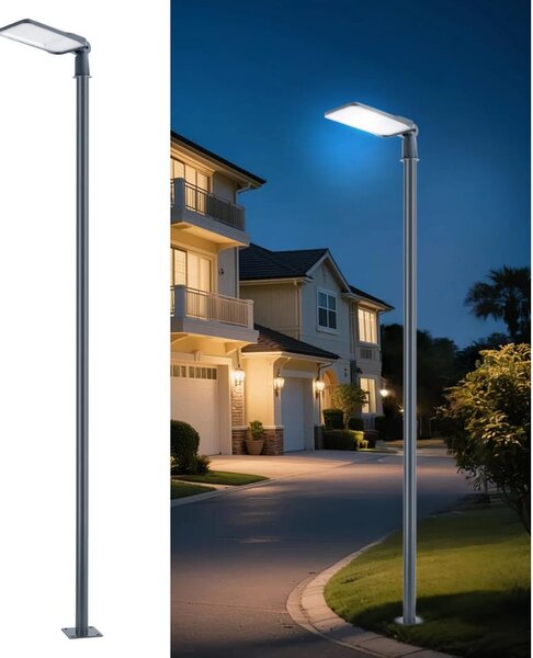 Brilagi-LED Външна лампа със стълб и кабел 4 m URBANLIGHT LED/200W/230V антрацит IP65