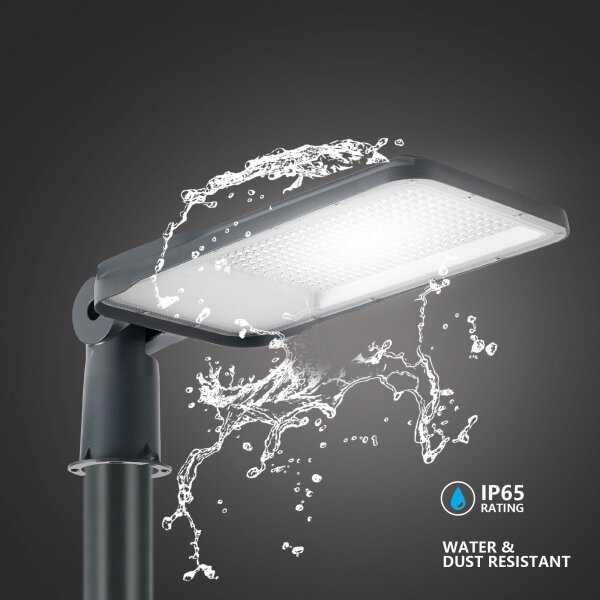 Brilagi-LED Външна лампа със стълб и кабел 4 m URBANLIGHT LED/200W/230V антрацит IP65