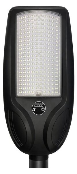 LED димируема соларна улична лампа със сензор VENICE 200W/12000 mAh IP65 черна + дистанционно управление