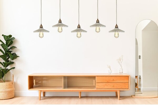 Bohemia-Design - Порцеланов полилей на кабел 1xE27/60W/230V