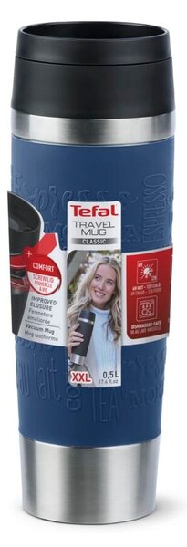 Тъмносиня чаша за път 500 ml – Tefal