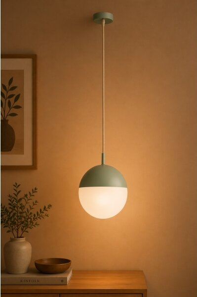 Argon 8999 - Външна висяща лампа на кабел LIV 1xE27/15W/230V IP44 зелена