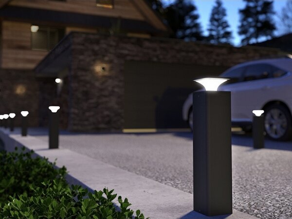 LED Екстериорна лампа ORNELA LED/6W/230V 3000K IP54 кафяв