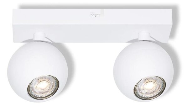 Osram - Точково осветително тяло SPOT SPHERAL 2xGU10/6W/230V бяло