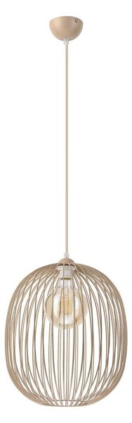 Полилей на кабел DESTELLO 1xE27/15W/230V Ø 33 см бежов