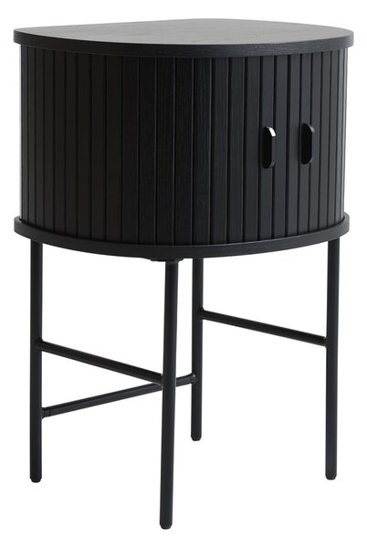 Черно нощно шкафче Nola – Unique Furniture