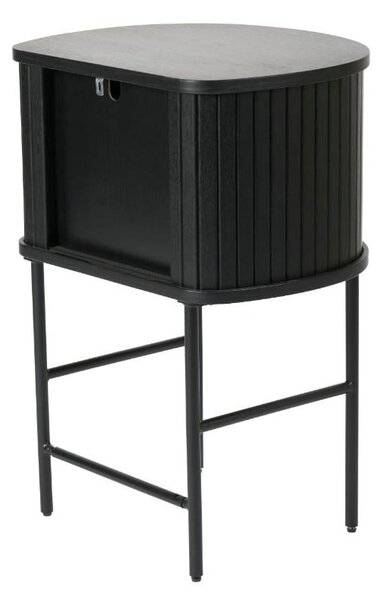 Черно нощно шкафче Nola – Unique Furniture