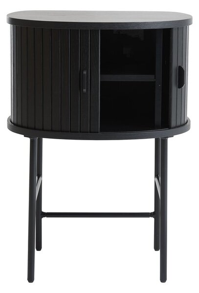 Черно нощно шкафче Nola – Unique Furniture