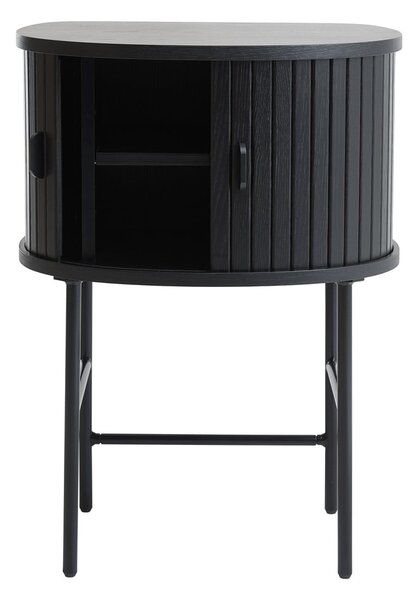 Черно нощно шкафче Nola – Unique Furniture