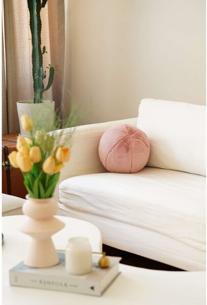 Декоративна възглавница от микроплюш ø 25 cm Top – Mioli Decor