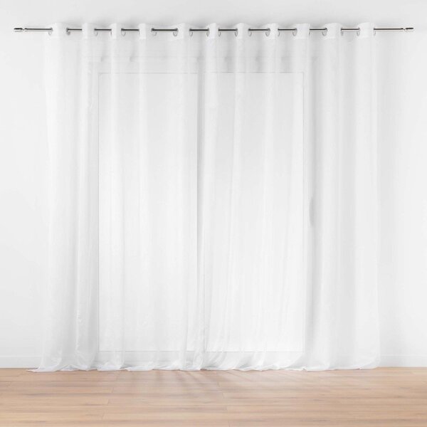 Бяла завеса от воал 400x240 cm Lissea – douceur d'intérieur