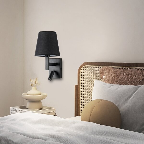 Brilagi - LED Аплик DEYA 1xE14/40W/230V + LED/3W черен