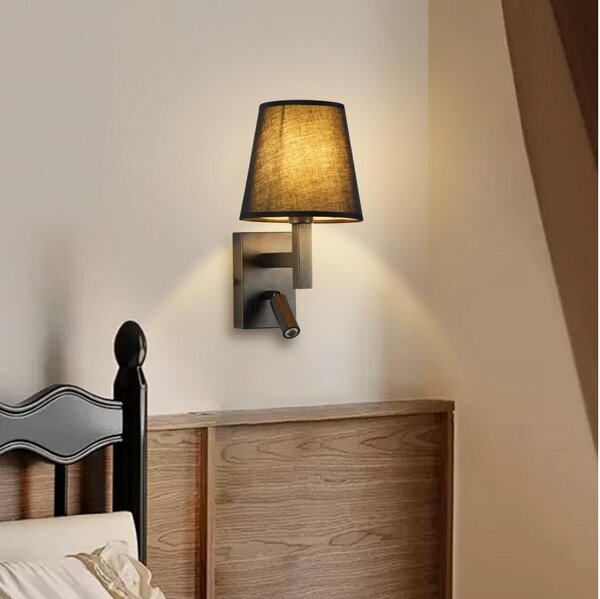 Brilagi - LED Аплик DEYA 1xE14/40W/230V + LED/3W черен