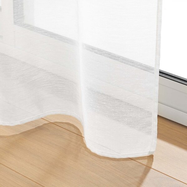 Бяла завеса от воал 400x240 cm Lissea – douceur d'intérieur