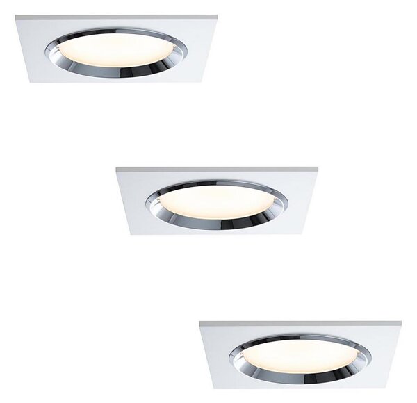 Paulmann 92695 - Комплект 3x LED Димируема Осветление за окачен таван DICE 3xLED/8W/230V