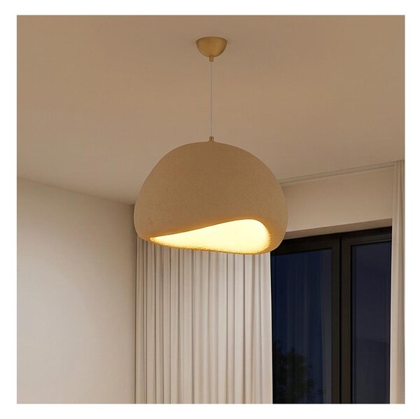 Brilagi - Полилей на кабел WABI SABI 1xE27/40W/230V диам. 50 см бежов