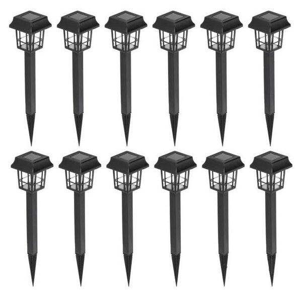 КОМПЛЕКТ 12x LED соларна лампа LED/0,06W/1,2V 1xAA 6500K IP44 100 mAh