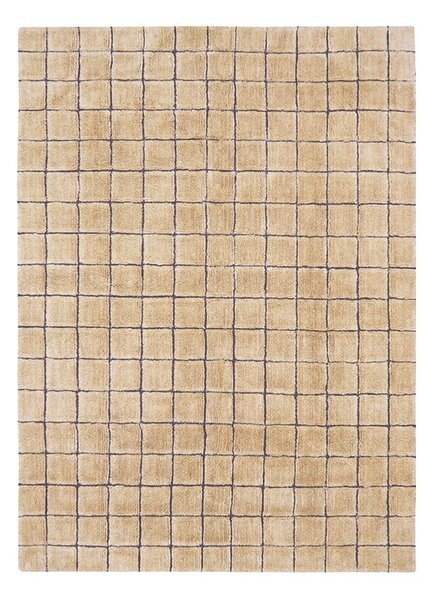 Ръчно изработен вълнен килим в кехлибарен цвят 230x300 cm Mosaic Amber – Lorena Canals