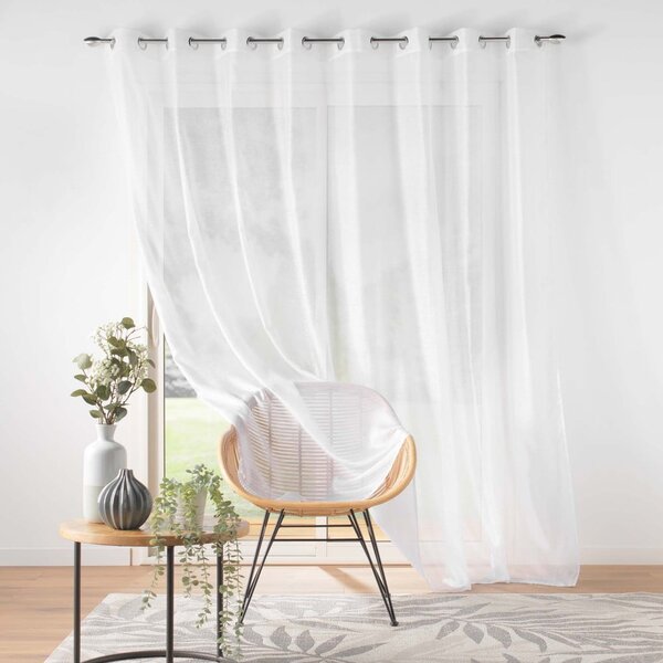 Бяла завеса от воал 300x240 cm Lissea – douceur d'intérieur