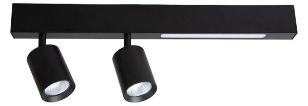 LED Спот MAGNET LED/5W/230V + 2xGU10/60W 3000/4000K черен