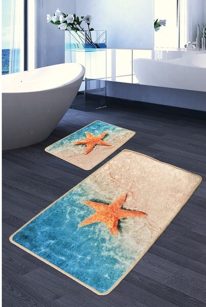 Килими за баня в комплект от 2 бр. 60x100 cm Stella – Foutastic