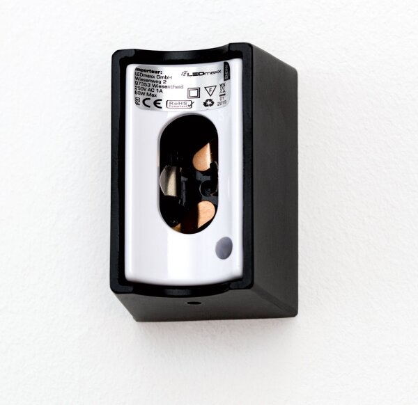 Orion Soff 3-484 - LED аплик VISAGIST 1xS14d/8W/230V черен