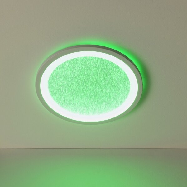 Brilliant -LED RGB Димируем плафон TANIDA LED/22W/230V 3000-6500 + д.у