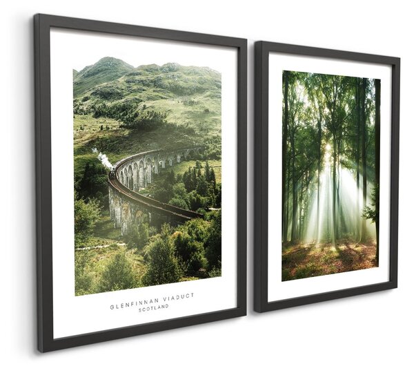 Картини в комплект от 2 бр. 30x40 cm Woods – Styler
