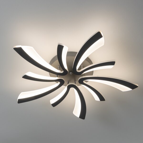 Brilagi - LED Димируем полилей за повърхностен монтаж TWIST LED/55W/230V 3000-6500K антрацит + д.у