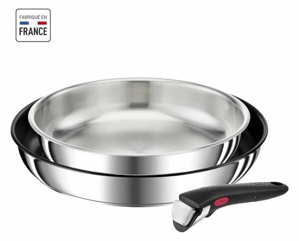 Тиган Tefal L9739102 Черен Неръждаема стомана