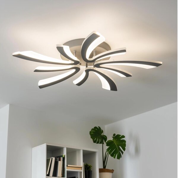 Brilagi - LED Димируем полилей за повърхностен монтаж TWIST LED/55W/230V 3000-6500K антрацит + д.у