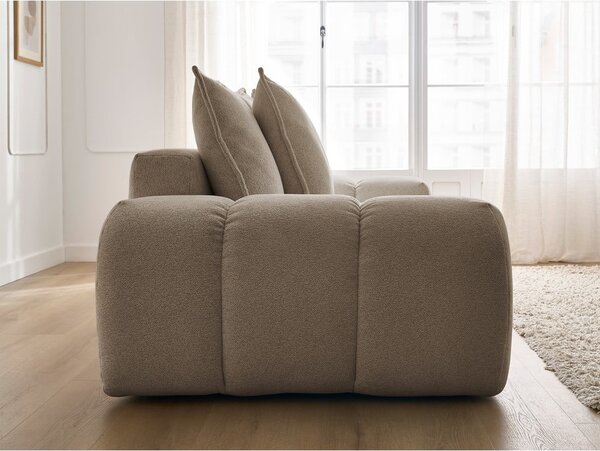 Кафяво-сив шенилов диван 278 cm Everest – Bobochic Paris