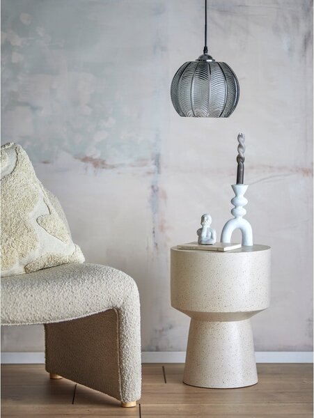 Сиво висящо осветително тяло със стъклен абажур ø 22 cm Adar – Bloomingville