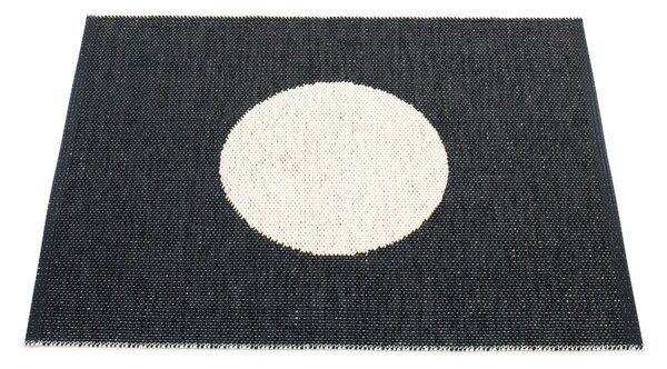 Черно-бял килим за открито и закрито 70x90 cm Vera Black – Pappelina