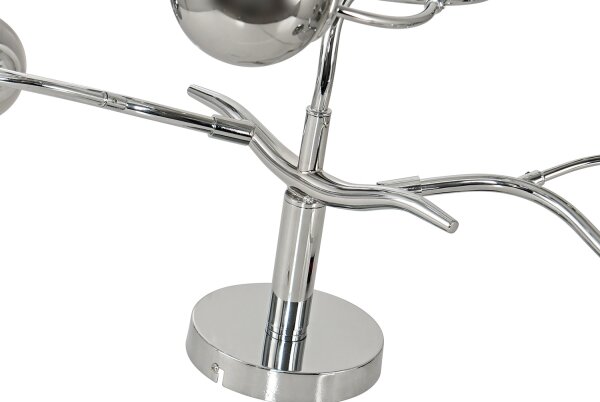 Brilagi - LED прилепен полилей MISTEL 9xG9/3W/230V черен хром/опушено стъкло